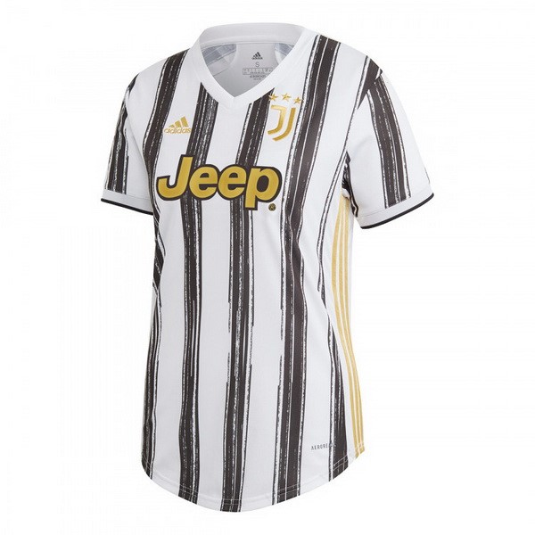 Camiseta Juventus 1ª Mujer 2020 2021 Negro Blanco